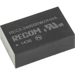Recom REC3 DC-DC Converter, 5V dc/ 600mA Output, 9 → 36 V dc Input, 3W, Through Hole, +85°C Max Temp -40°C Min