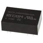 Recom REC5 DC-DC Converter, 5V dc/ 1A Output, 18 → 36 V dc Input, 5W, Through Hole, +75°C Max Temp -40°C Min Temp