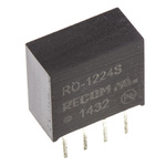 Recom RO DC-DC Converter, 24V dc/ 42mA Output, 10.8 → 13.2 V dc Input, 1W, Through Hole, +85°C Max Temp -40°C