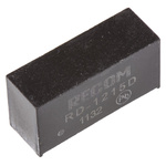 Recom RD DC-DC Converter, ±15V dc/ ±66mA Output, 10.8 → 13.2 V dc Input, 2W, Through Hole, +85°C Max Temp -40°C