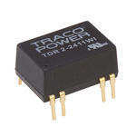 TRACOPOWER TDR 2WI DC-DC Converter, 5V dc/ 400mA Output, 9 → 36 V dc Input, 2W, Through Hole, +85°C Max Temp