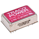 TRACOPOWER THD 15WIN DC-DC Converter, 12V dc/ 1.25A Output, 9 → 36 V dc Input, 15W, Through Hole, +85°C Max Temp