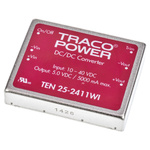 TRACOPOWER TEN 25WI DC-DC Converter, 5V dc/ 5A Output, 10 → 40 V dc Input, 25W, Through Hole, +85°C Max Temp