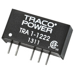 TRACOPOWER TRA 1 DC-DC Converter, ±12V dc/ ±42mA Output, 10.8 → 13.2 V dc Input, 1W, Through Hole, +85°C Max