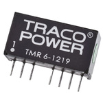 TRACOPOWER TMR 6 DC-DC Converter, 9V dc/ 667mA Output, 9 → 18 V dc Input, 6W, Through Hole, +70°C Max Temp -40°C