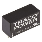 TRACOPOWER TMR 6 DC-DC Converter, 12V dc/ 500mA Output, 18 → 36 V dc Input, 6W, Through Hole, +70°C Max Temp