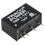 TRACOPOWER TMR 1 DC-DC Converter, 5V dc/ 200mA Output, 9 → 18 V dc Input, 1W, Through Hole, +85°C Max Temp -40°C