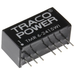TRACOPOWER TMR 6WI DC-DC Converter, 24V dc/ 250mA Output, 18 → 36 V dc Input, 6W, Through Hole, +65°C Max Temp