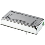 Recom RP15-FW DC-DC Converter, ±15V dc/ ±500mA Output, 9 → 36 V dc Input, 15W, Through Hole, +75°C Max Temp