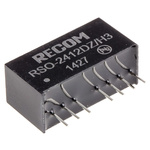 Recom RSO DC-DC Converter, ±12V dc/ ±42mA Output, 9 → 36 V dc Input, 1W, Through Hole, +85°C Max Temp -40°C Min