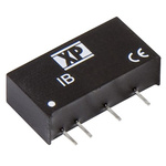 XP Power IB DC-DC Converter, 5V dc/ 200mA Output, 4.5 → 5.5 V dc Input, 1W, Through Hole, +85°C Max Temp -40°C