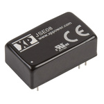 XP Power JSE08 DC-DC Converter, ±12V dc/ ±335mA Output, 9 → 18 V dc Input, 8W, Through Hole, +105°C Max Temp