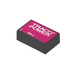 TRACOPOWER TEM 2 DC-DC Converter, ±15V dc/ ±65mA Output, 10.8 → 13.2 V dc Input, 2W, Through Hole, +70°C Max
