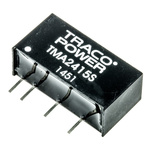 TRACOPOWER TMA DC-DC Converter, 15V dc/ 65mA Output, 21.6 → 26.4 V dc Input, 1W, Through Hole, +85°C Max Temp
