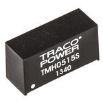 TRACOPOWER TMH DC-DC Converter, 15V dc/ 130mA Output, 4.5 → 5.5 V dc Input, 2W, Through Hole, +85°C Max Temp