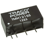 TRACOPOWER TMH DC-DC Converter, 15V dc/ 130mA Output, 10.8 → 13.2 V dc Input, 2W, Through Hole, +85°C Max Temp
