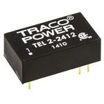 TRACOPOWER TEL 2 DC-DC Converter, 12V dc/ 165mA Output, 18 → 36 V dc Input, 2W, Through Hole, +75°C Max Temp