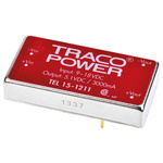 TRACOPOWER TEL 15 DC-DC Converter, 5V dc/ 3A Output, 9 → 18 V dc Input, 15W, Through Hole, +71°C Max Temp -40°C