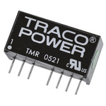 TRACOPOWER TMR 2 DC-DC Converter, ±5V dc/ ±200mA Output, 4.5 → 9 V dc Input, 2W, Through Hole, +85°C Max Temp