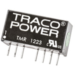 TRACOPOWER TMR 2 DC-DC Converter, ±15V dc/ ±65mA Output, 9 → 18 V dc Input, 2W, Through Hole, +85°C Max Temp