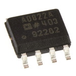 AD822ARZ Analog Devices, Op Amp, RRO, 1.8MHz, 6 → 28 V, 8-Pin SOIC