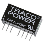 TRACOPOWER TMR 3WI DC-DC Converter, ±15V dc/ ±100mA Output, 9 → 36 V dc Input, 3W, Through Hole, +85°C Max Temp