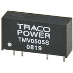 TRACOPOWER TMV DC-DC Converter, 12V dc/ 80mA Output, 4.5 → 5.5 V dc Input, 1W, Through Hole, +85°C Max Temp