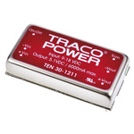 TRACOPOWER TEN 30 DC-DC Converter, ±5V dc/ ±3A Output, 36 → 75 V dc Input, 30W, Through Hole, +85°C Max Temp