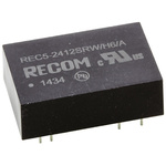 Recom REC5 DC-DC Converter, 12V dc/ 420mA Output, 18 → 36 V dc Input, 5W, Through Hole, +75°C Max Temp -40°C Min