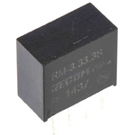 Recom RM DC-DC Converter, 3.3V dc/ 76mA Output, 2.97 → 3.63 V dc Input, 0.25W, Through Hole, +85°C Max Temp