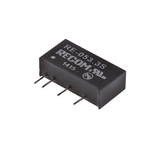 Recom RE DC-DC Converter, 3.3V dc/ 300mA Output, 4.5 → 5.5 V dc Input, 1W, Through Hole, +85°C Max Temp -40°C