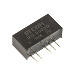 Recom RD DC-DC Converter, ±5V dc/ ±200mA Output, 4.5 → 5.5 V dc Input, 2W, Through Hole, +85°C Max Temp -40°C