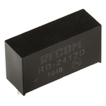 Recom RD DC-DC Converter, ±12V dc/ ±84mA Output, 21.6 → 26.4 V dc Input, 2W, Through Hole, +85°C Max Temp -40°C