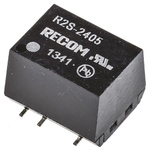 Recom R2S DC-DC Converter, 5V dc/ 400mA Output, 21.6 → 26.4 V dc Input, 2W, Surface Mount, +100°C Max Temp -40°C