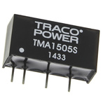 TRACOPOWER TMA DC-DC Converter, 5V dc/ 200mA Output, 13.5 → 16.5 V dc Input, 1W, Through Hole, +85°C Max Temp