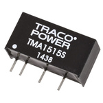 TRACOPOWER TMA DC-DC Converter, 15V dc/ 65mA Output, 13.5 → 16.5 V dc Input, 1W, Through Hole, +85°C Max Temp