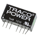 TRACOPOWER TMR 2 DC-DC Converter, 3.3V dc/ 500mA Output, 9 → 18 V dc Input, 2W, Through Hole, +85°C Max Temp