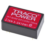 TRACOPOWER TEN 3WI DC-DC Converter, 3.3V dc/ 750mA Output, 9 → 36 V dc Input, 3W, Through Hole, +85°C Max Temp