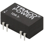 TRACOPOWER TDR 3 DC-DC Converter, ±12V dc/ ±125mA Output, 9 → 18 V dc Input, 3W, Through Hole, +85°C Max Temp