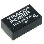 TRACOPOWER THL 3WI DC-DC Converter, ±12V dc/ ±125mA Output, 9 → 36 V dc Input, 3W, Through Hole, +85°C Max Temp