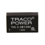 TRACOPOWER THL 3WI DC-DC Converter, 24V dc/ 125mA Output, 18 → 75 V dc Input, 3W, Through Hole, +85°C Max Temp
