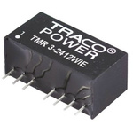 TRACOPOWER TMR 3WIE DC-DC Converter, ±5V dc/ ±300mA Output, 9 → 36 V dc Input, 3W, Through Hole, +85°C Max Temp