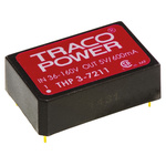 TRACOPOWER THP 3 DC-DC Converter, ±12V dc/ ±125mA Output, 9 → 40 V dc Input, 3W, Through Hole, +85°C Max Temp