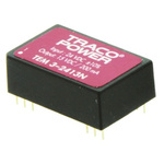 TRACOPOWER TEM 3N DC-DC Converter, ±12V dc/ ±125mA Output, 4.5 → 5.5 V dc Input, 3W, Through Hole, +85°C Max