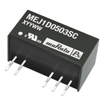 Murata Power Solutions MEJ1 DC-DC Converter, ±5V dc/ ±100mA Output, 4.5 → 5.5 V dc Input, 1W, Through Hole,