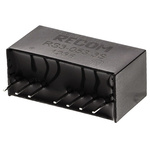 Recom RS3 DC-DC Converter, 3.3V dc/ 600mA Output, 4.5 → 9 V dc Input, 3W, Through Hole, +71°C Max Temp -40°C Min