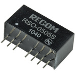 Recom RSO DC-DC Converter, 5V dc/ 200mA Output, 4.5 → 9 V dc Input, 1W, Through Hole, +85°C Max Temp -40°C Min