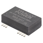 TRACOPOWER TES 5 DC-DC Converter, 5V dc/ 1A Output, 9 → 18 V dc Input, 5W, Surface Mount, +85°C Max Temp -40°C