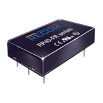 Recom RP40-FR DC-DC Converter, 3.3V dc/ 10A Output, 43 → 160 V dc Input, 40W, Through Hole, +60°C Max Temp -40°C