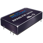 Recom RPA60-FW DC-DC Converter, 5V dc/ 12A Output, 9 → 36 V dc Input, 60W, Through Hole, +75°C Max Temp -40°C
